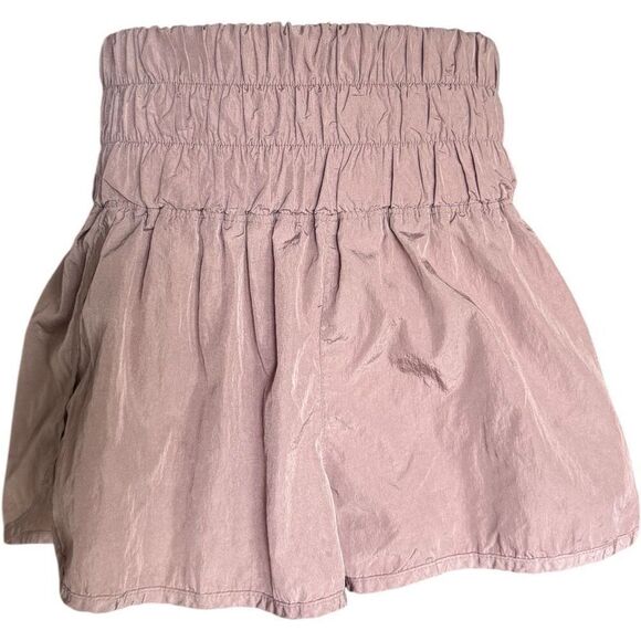 Womens Free People FP Movement The Way Home Mauve Running Shorts - Sz L - Picture 2 of 3